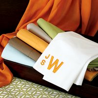 Shopping challenge: Affordable monogrammed  sheets for Jean