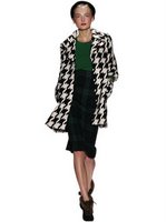 Obsession: DVF houndstooth coat