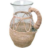Things I Love Today: Wicker Glassware