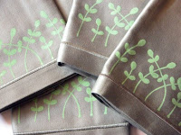 Things I Love Today: Screen-printed Napkins