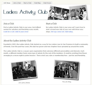 Introducing the Ladies Activity Club website!