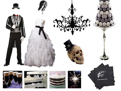 Halloween Party Idea: Black & White Ghouls Ball