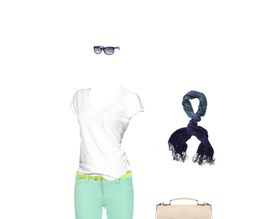 What to Wear: Seafoam Jeans