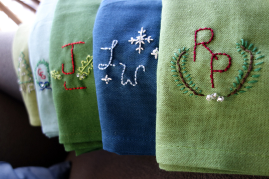 To Do: Embroider Kitchen Towels