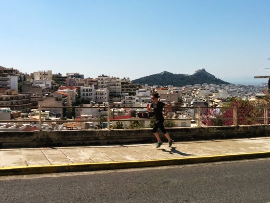 Running to Attica Woods in the Hills of Athens, Greece