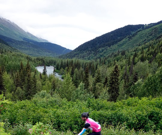 Biking and Driving the Seward Highway in Alaska