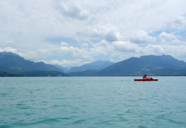 Paddleboat Picnic on Lake Annecy