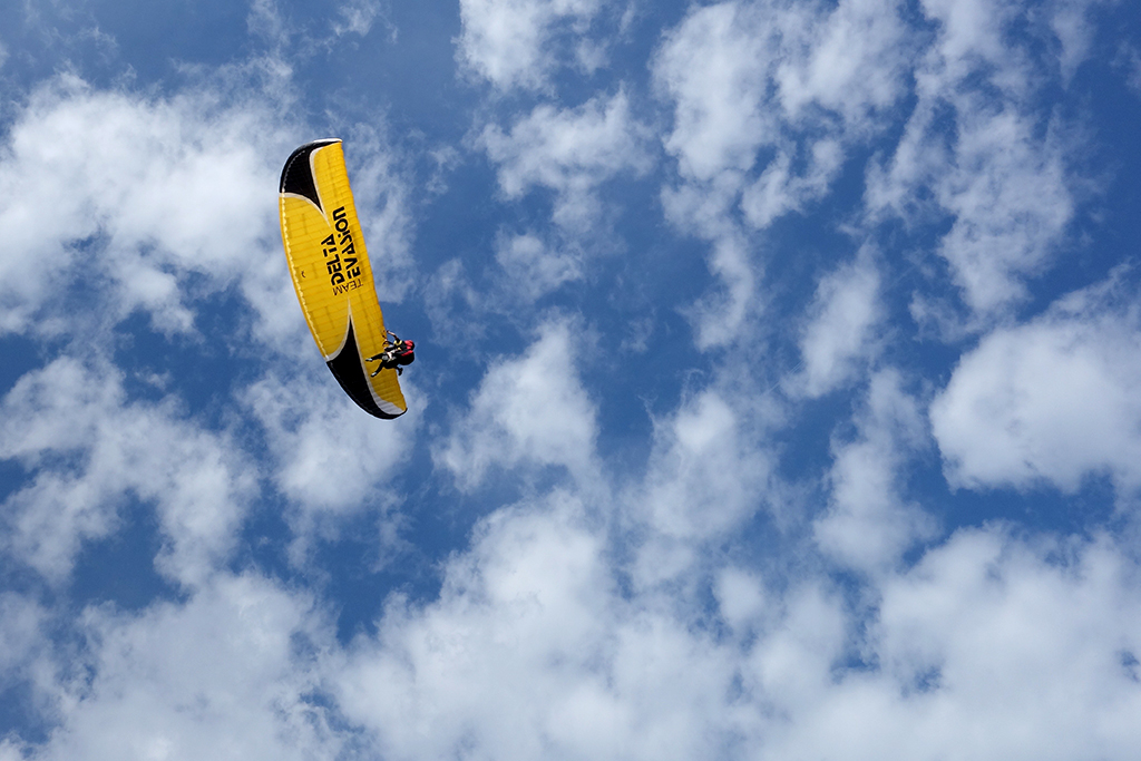 Paragliding Over Lake Annecy, France