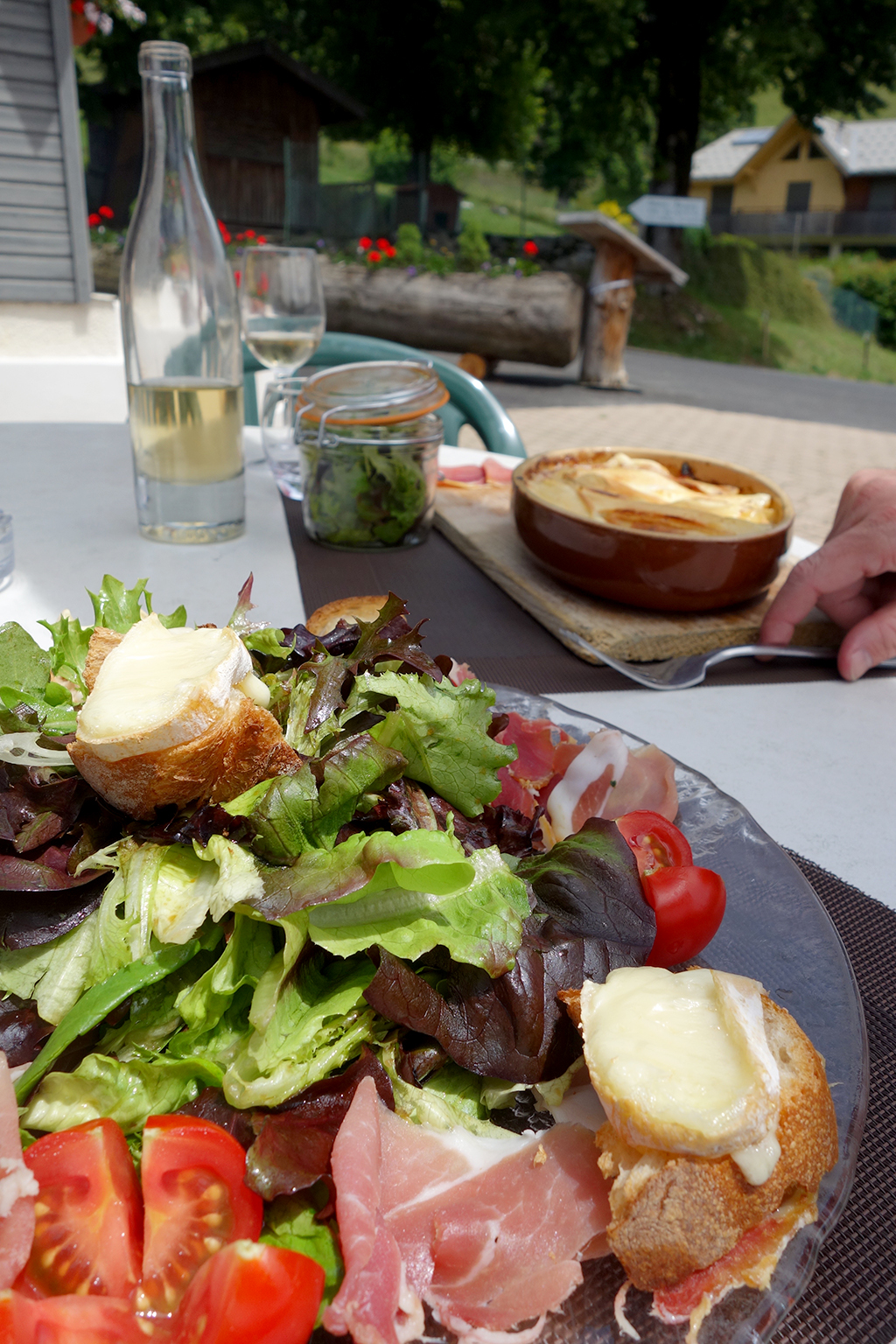 Salad in the French Alps
