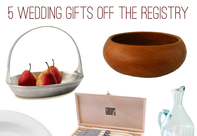 5 Off-the-Registry Wedding Gift Ideas