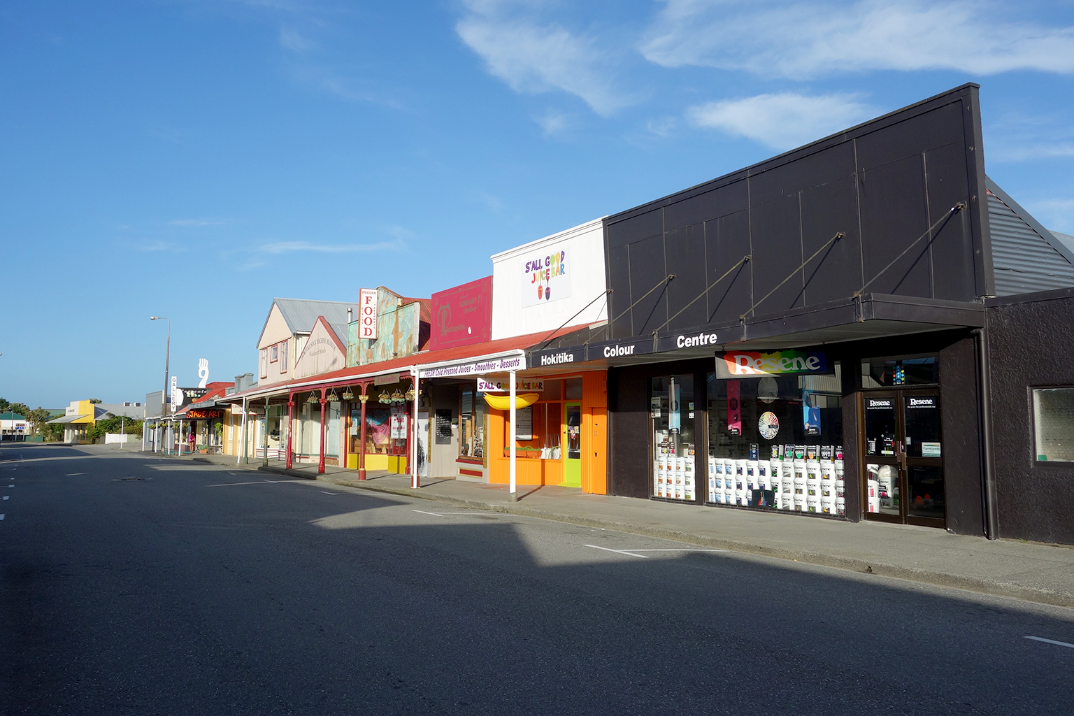 Hokitika Town, New Zealand