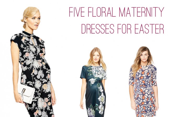 5 Flowery Maternity Dress Options for Easter