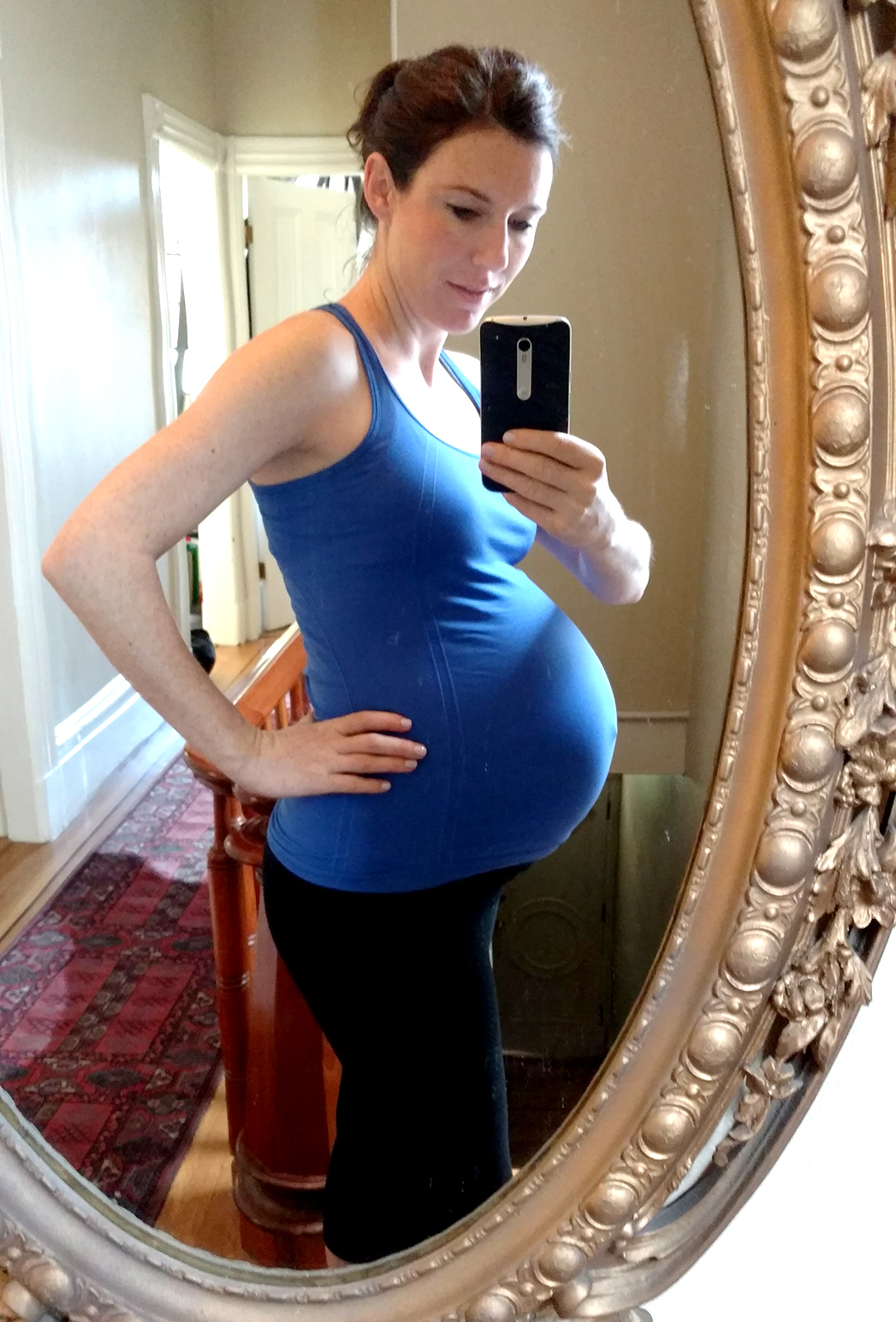 Biking 9 months pregnant