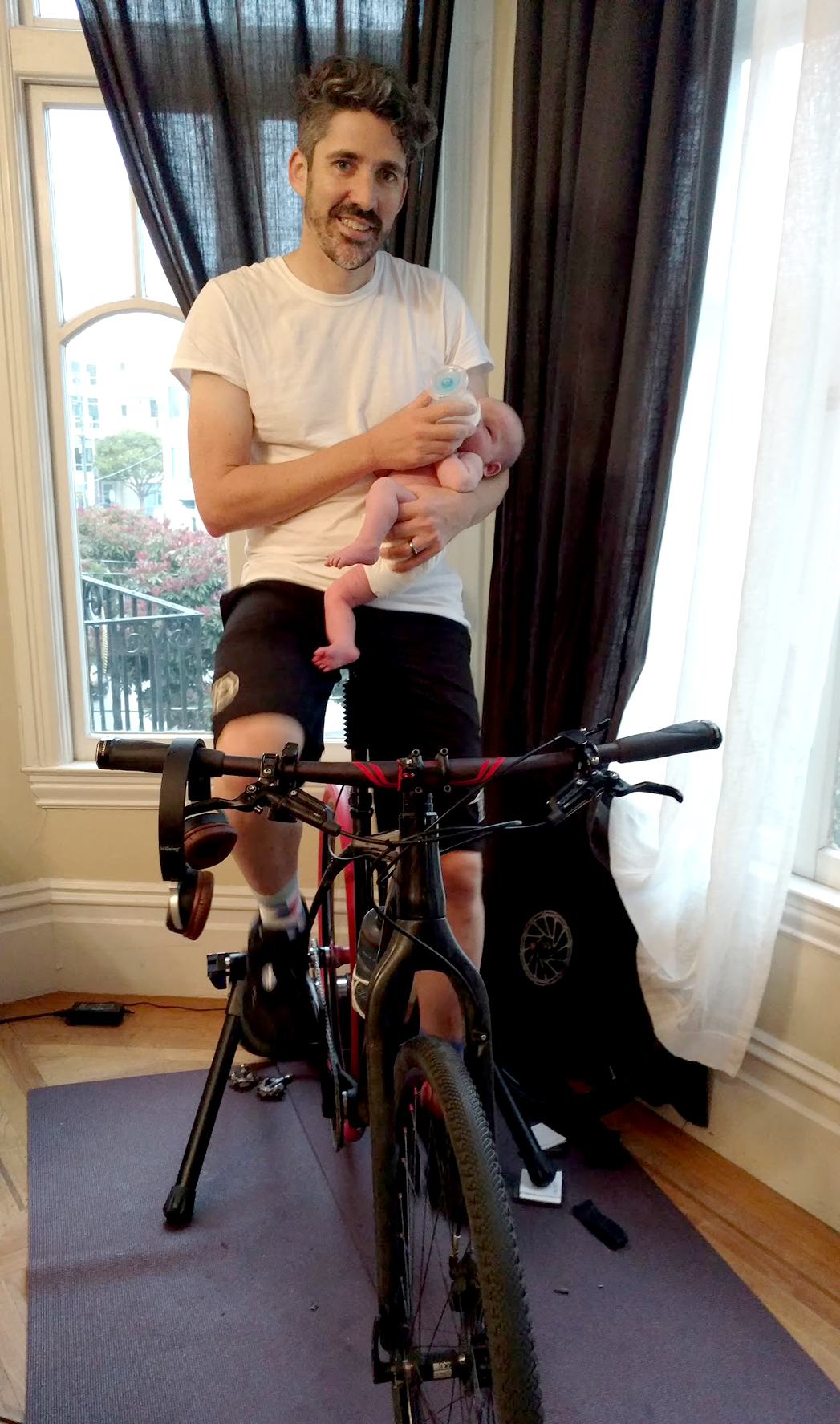 Biking with a newborn