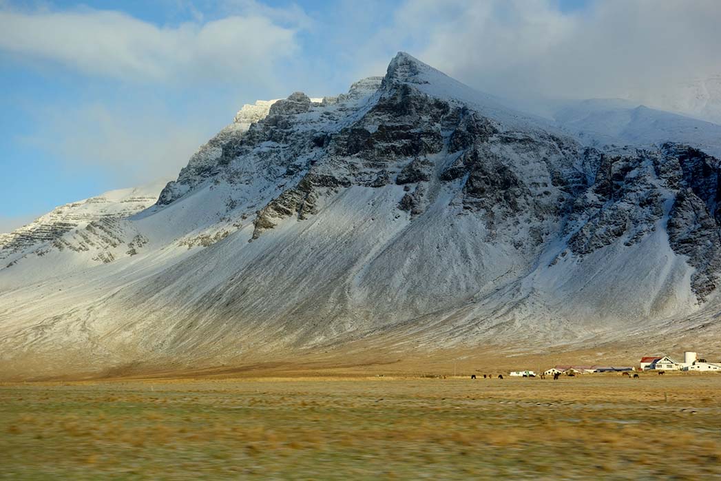Driving west Iceland