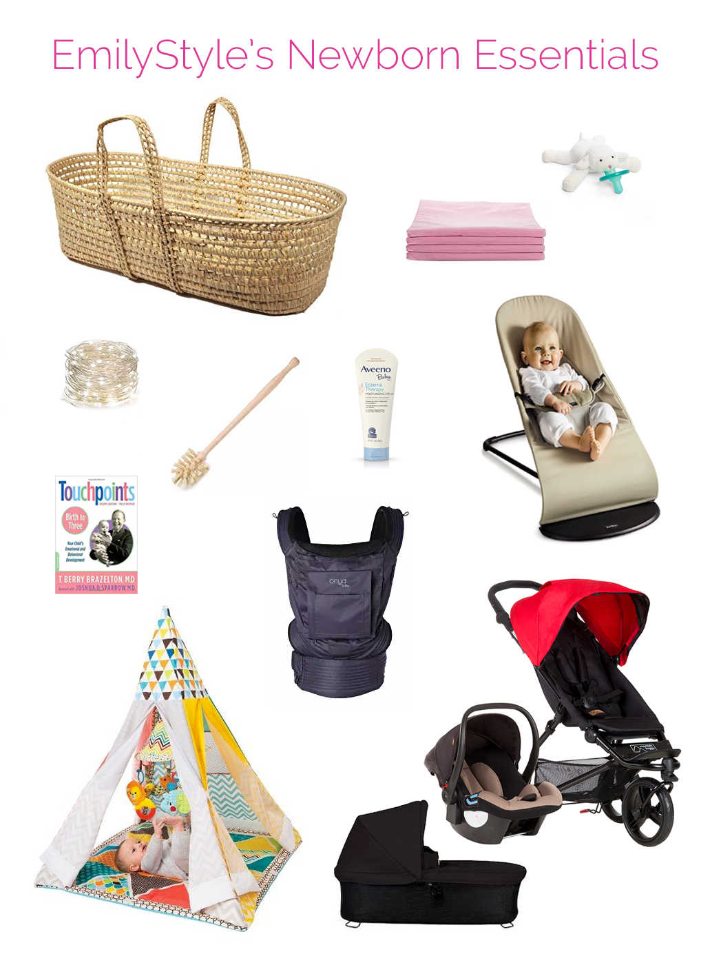 travel necessities with toddler